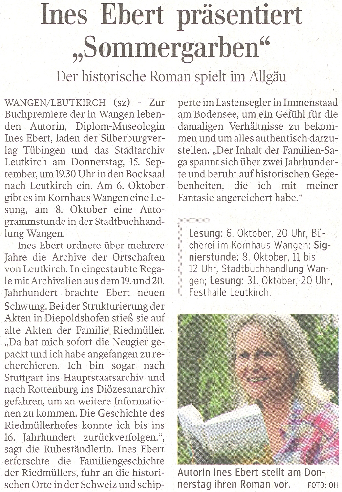 sommergarben schw�bische zeitung